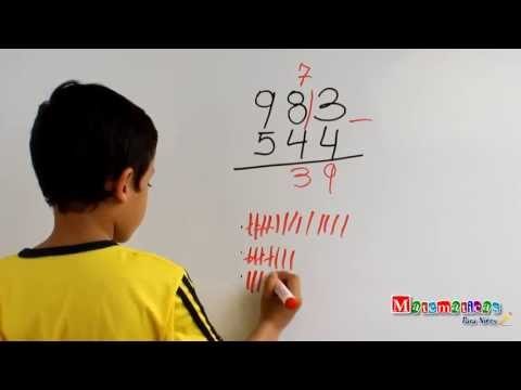 Resta con 3 dígitos