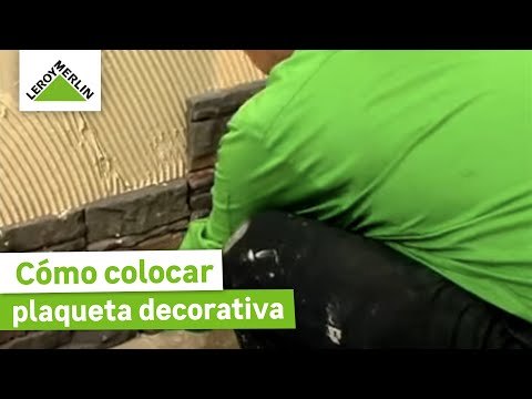 Como colocar plaqueta decorativa. Parte 1
