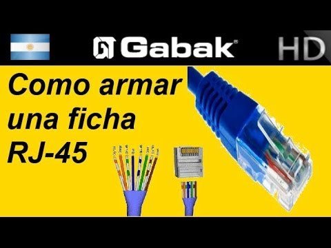 Como se arma una ficha RJ45