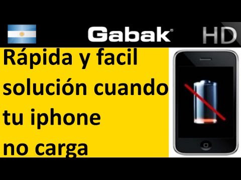 Que hacer cuando tu Iphone no carga