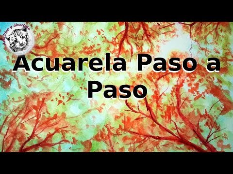 Como pintar con acuarela un paisaje realista