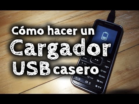 Como hacer un cargador usb casero