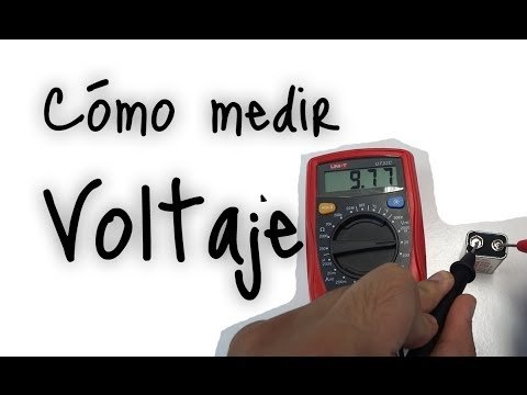 Como medir voltaje con un multímetro