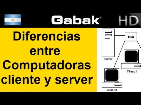 Diferencias entre servidores y clientes