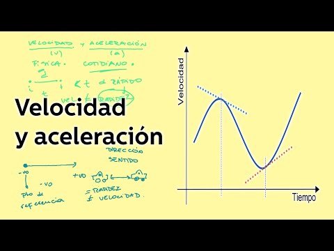 La velocidad y la aceleración