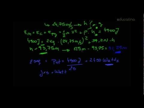 Concepto de trabajo, energía y fuerza en física. Parte 2