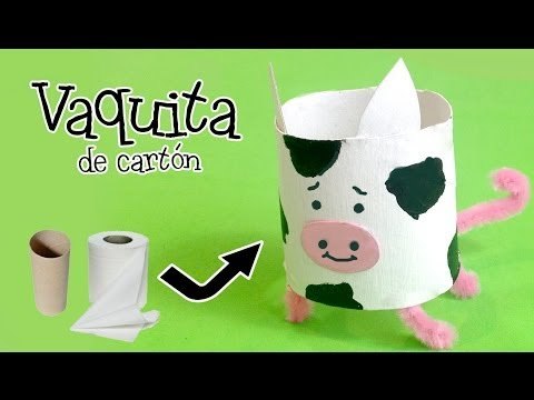 Como hacer una vaca de cartón