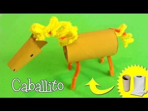 Como hacer un caballo de cartón
