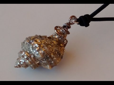 Como hacer un colgante con una caracola