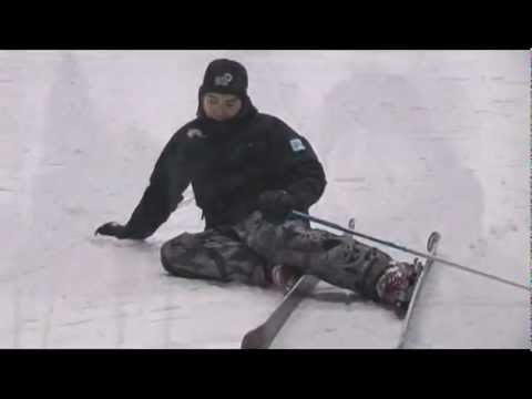 Aprende a esquiar. Como caer y levantarse