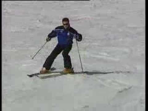 Aprende a esquiar. Los virajes circunstanciales