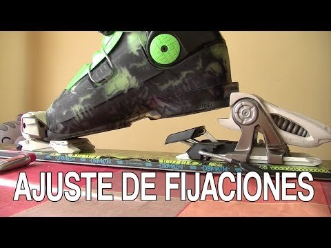 Aprende a esquiar. Las fijaciones del esquí