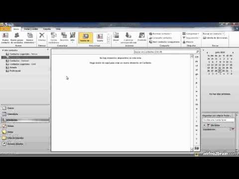 Curso de Outlook 2010. Parte 30