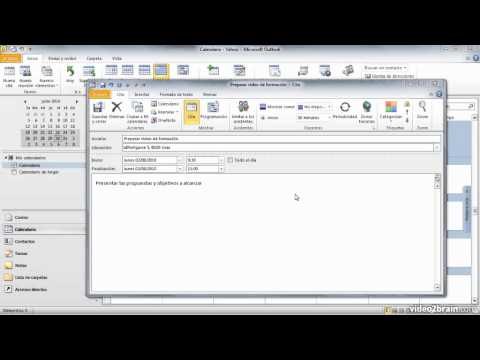 Curso de Outlook 2010. Parte 32