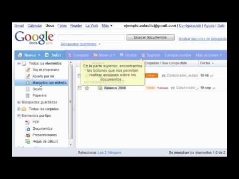 Curso de Google Docs. Parte 1