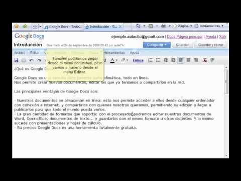 Curso de Google Docs. Parte 5