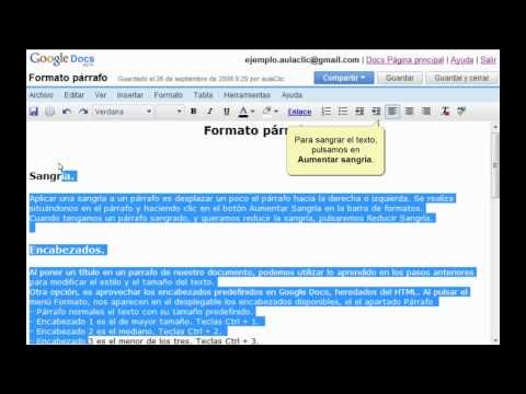 Curso de Google Docs. Parte 6