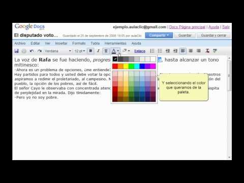 Curso de Google Docs. Parte 7