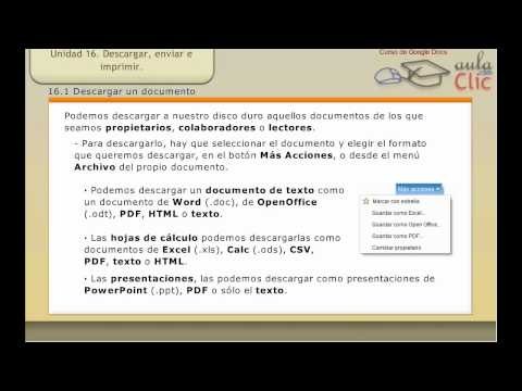 Curso de Google Docs. Parte 23
