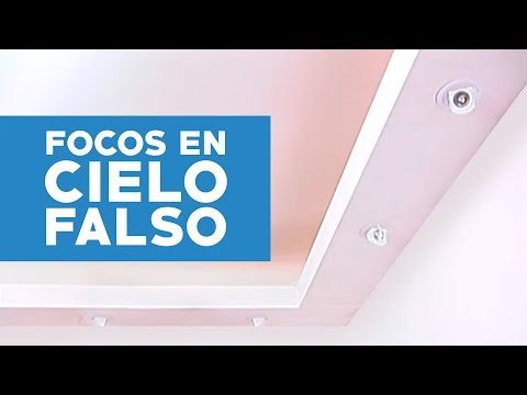 Como hacer un cielo falso con focos