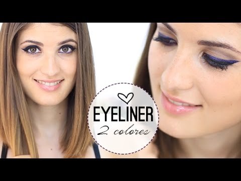 Como maquillarte con eyeliner de dos colores