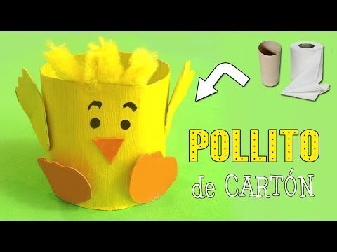 Como hacer un pollito de cartón