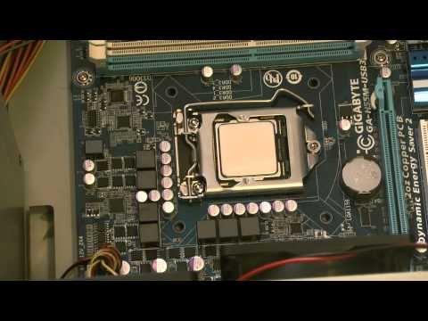 Como ensamblar un PC compatible Core i5. Parte 6
