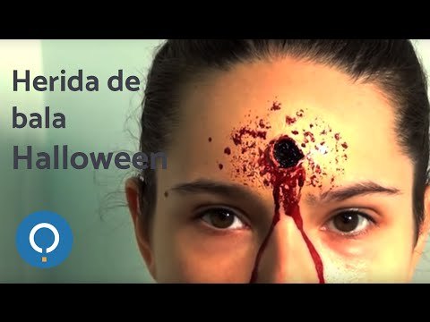 Maquillaje Halloween: Herida de bala