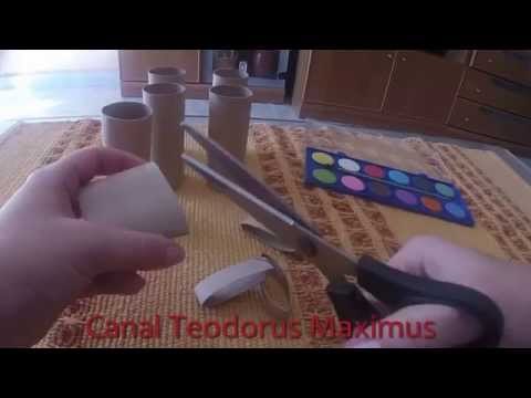 Manualidades fáciles y baratas con rollos de papel higiénico