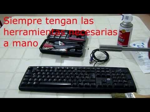 Como desarmar un teclado