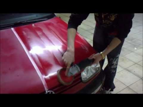 Pulido y encerado del coche