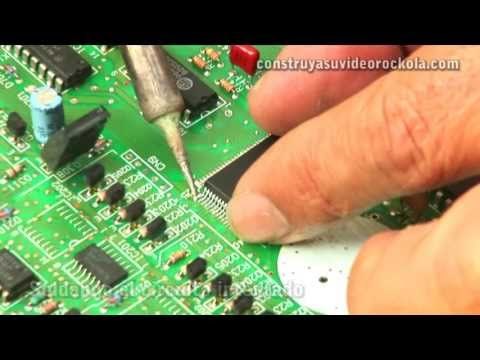 Como cambiar un circuito integrado de superficie (SMD)