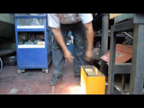 Máquina vibradora para hacer bloques de concreto