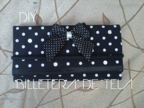 Manualidades Billetera de tela