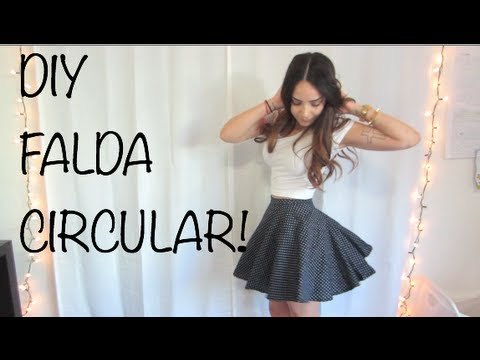 Como hacer una Falda Circular