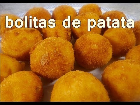 Bolitas de patatas fritas