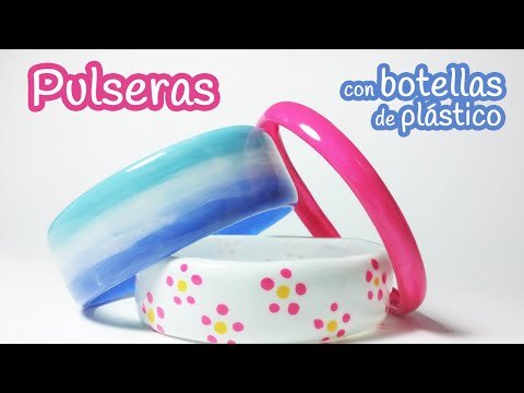 Como hacer Pulseras con botellas de plástico