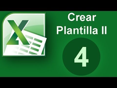 Excel - Crear plantilla (II) Cap. 4