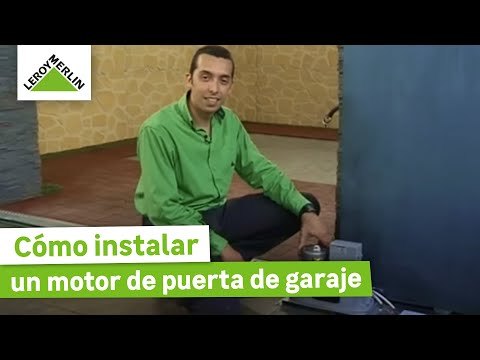Como instalar un motor de puerta de garaje