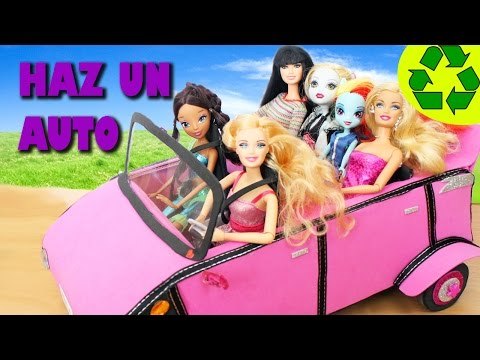 Manualidades para niñas - Cómo hacer un automóvil  para tu muñeca