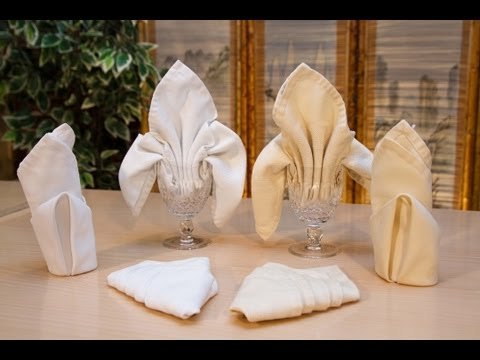 Como doblar servilletas para decorar la mesa