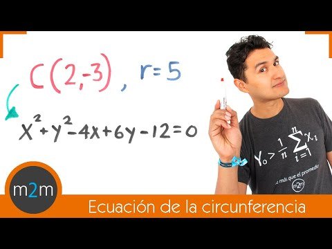 Ecuación general de la circunferencia