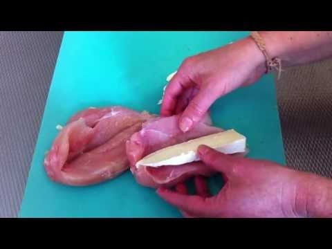 Pechugas rellenas de queso