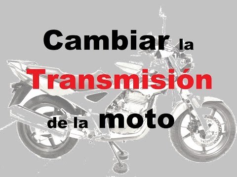 Cambiar Transmision en Moto 