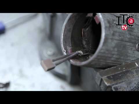 Cambio de carbones a un motor de arranque