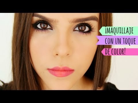 Maquillaje lindo y colorido
