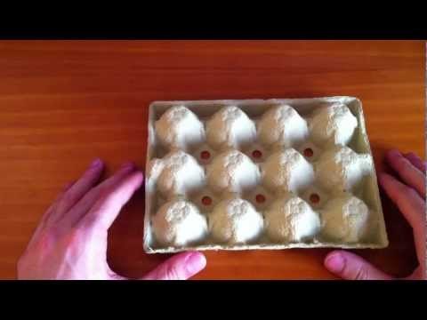 Hacer manualidades con cartón de huevo