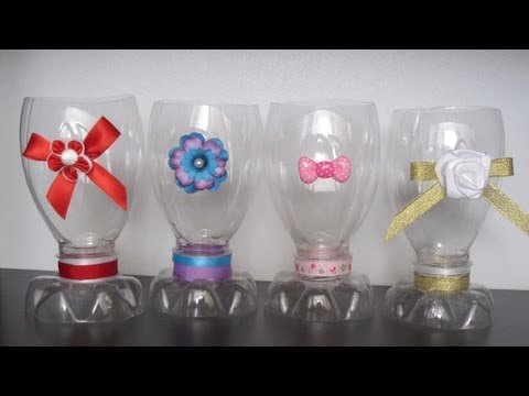 Cómo hacer una copa con una botella de refresco reciclada