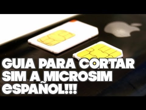 Como cortar "Sim a Micro Sim" 