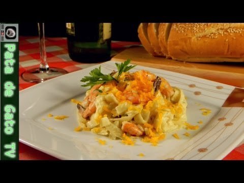 Pasta con Camarones